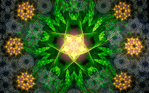 digital generated image in the form of abstract geometric shapes of various shades and colors for use in web design and computer graphics