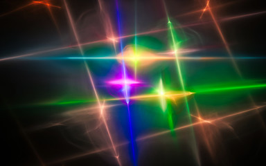 Aufkleber - digital generated image in the form of abstract geometric shapes of various shades and colors for use in web design and computer graphics