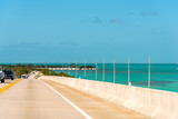 Overseas highway's bridge on a clear day