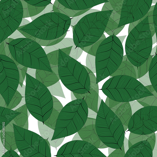 seamless hand draw thin branches pattern