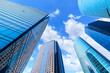© ABCDstock - low angle view of skyscrapers in Shanghai,China