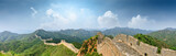 The Great Wall of China at Jinshanling,panoramic view