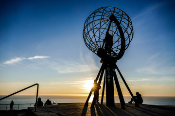 Wall Mural - landscape view in nordkapp north cape norway europe