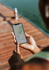 map app on the phone