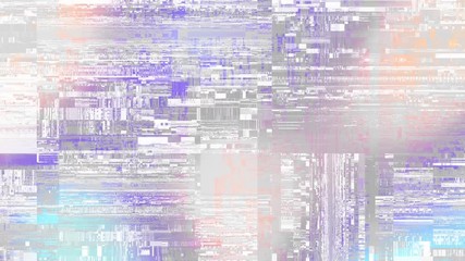 Poster - Abstract fast flickering texture with artifacts codec. Looping video interference footage. Imitation of a Datamoshing video.