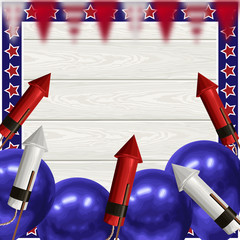 4th of July Background design for greeting cards in super high resolution.