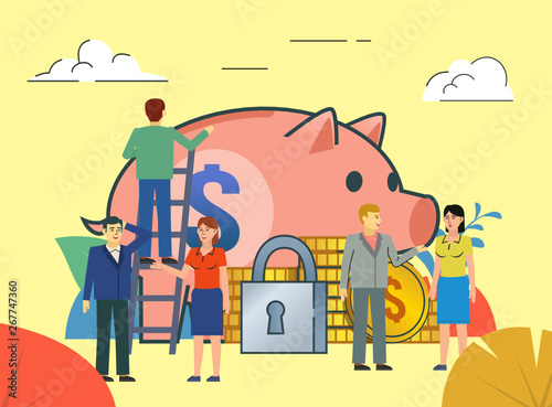 Financial Success Income Increase Savings Secure Deposit