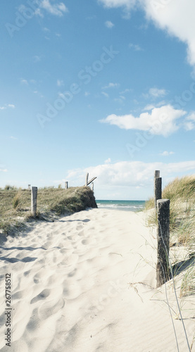 Naklejka morze Bałtyk  droga-na-plaze