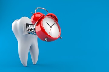 Canvas Print - Alarm clock with tooth