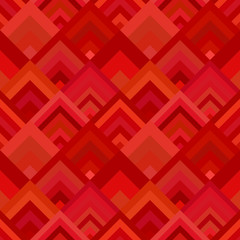Poster - Red abstract diagonal square tile mosaic pattern background - repeating graphic design