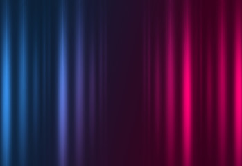 Wall Mural - dark abstract futuristic background. neon lines and shapes. neon glow and rays on a dark background
