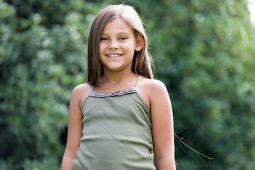 Young girl at the park