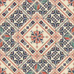 Naklejka na meble Palestinian embroidery pattern 178