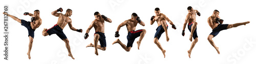 Fotografía MMA male fighter isolated