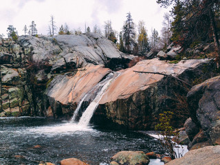 Wall Mural - Sinks Canyon in the Wind River Range in Lander, Wyoming in Autumn