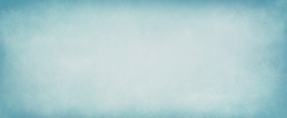pastel light blue background with white center and old vintage texture. elegant dsitressed pastel bl