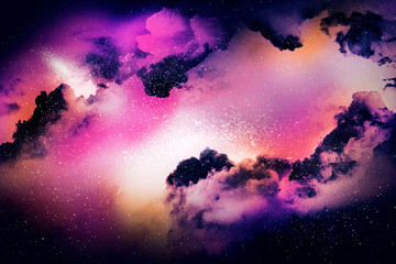 Wall Mural - space galaxy background