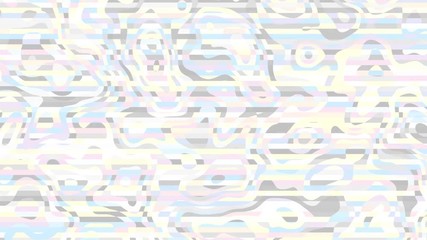 Poster - Moving and transforming abstract geometric footage. Looping video.