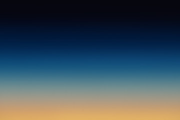 orange to blue gradient sky
