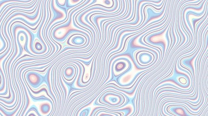 Poster - Moving random wavy texture. Psychedelic animated background. Looping footage.