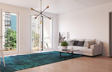 Fototapeta  - modern  living interior design.