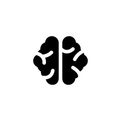 human brain icon vector illustration