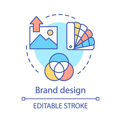Wall Mural - Brand design concept icon