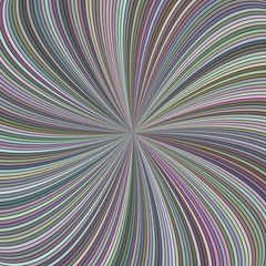 Poster - Colorful abstract hypnotic spiral burst stripe background - vector design