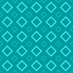 Poster - Seamless geometrical square pattern design background - colored vector graphic