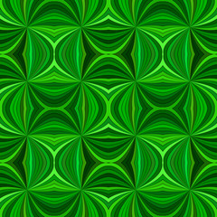 Poster - Green seamless hypnotic abstract swirl stripe pattern background - vector ray burst graphic