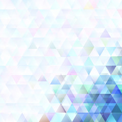 Poster - Geometric double polygonal triangle background - vector graphic design