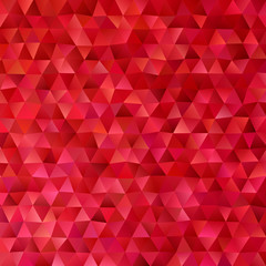 Poster - Abstract retro gradient triangle background - vector graphic design