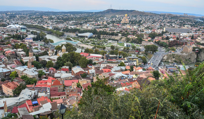 Wall Mural - Cityscape of Tbilisi, Georgia