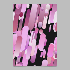 Poster - Pink abstract modern gradient stripe pattern card background template design