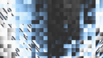 Poster - Moving and transforming abstract geometric footage. Looping video.