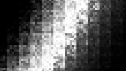 Poster - Moving and transforming abstract geometric footage. Looping video.