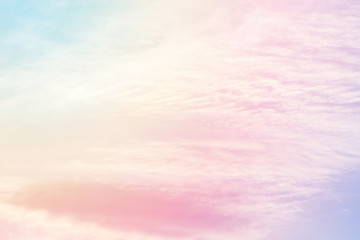 Wall Mural -  cloud background with a pastel colour