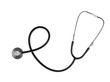 © New Africa - Stethoscope on white background, top view. Medical device