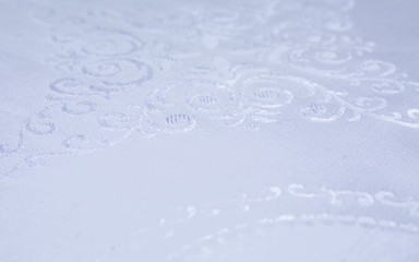 Close up background of white fabric or abstract white fabric texture use for web design and white background