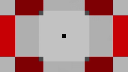 Poster - Moving and transforming abstract geometric footage. Looping video.