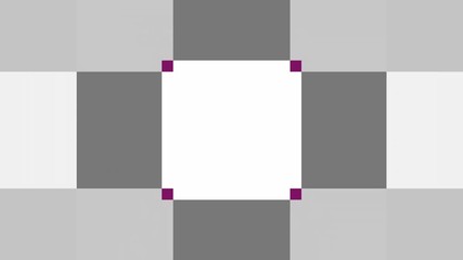 Poster - Moving and transforming abstract geometric footage. Looping video.