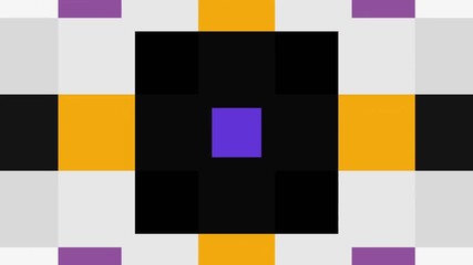 Poster - Moving and transforming geometric shapes. Looping footage.