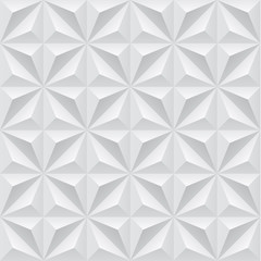 Wall Mural - seamless white 3d background. abstract geometric texture pattern.
