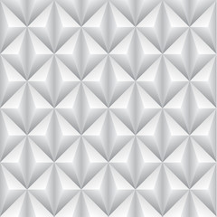 Wall Mural - seamless white 3d background. abstract geometric texture pattern.