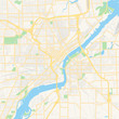 © netsign - Empty vector map of Toledo, Ohio, USA
