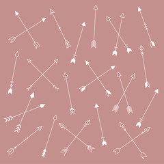 Wall Mural - arrow patterned background