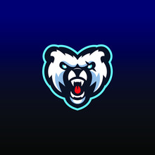 Bear ESports Mascot Logo