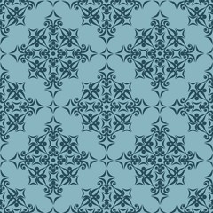 Fototapete - Vintage, seamless wallpaper. Decorative pattern. Vector illustration