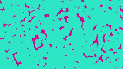 Poster - Moving random polka dot. From empty background to fill out. 