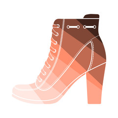 Wall Mural - Ankle Boot Icon